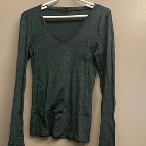 Michael Stars Long Sleeve V-Neck Top